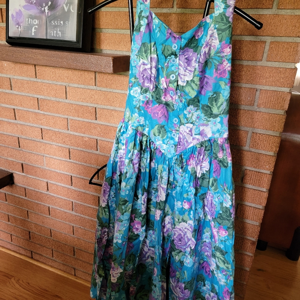 Robbie Bee vintage halter dress 90's